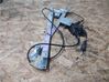 Front window lifting mechanism without motor 