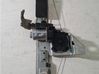 Rear door window regulator with motor 