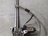 Rear door window regulator with motor 