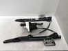 Rear window lifting mechanism without motor 