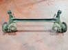 Rear axle beam with reductor 