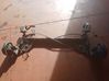 Rear axle beam with reductor 