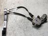 Rear window lifting mechanism without motor 