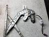 Rear door window regulator with motor 400345B