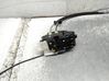 Rear door soft close latching motor 