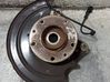 Front wheel hub spindle knuckle 