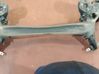 Rear axle beam with reductor 