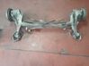 Rear axle beam with reductor 