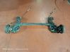 Rear axle beam with reductor 