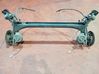 Rear axle beam with reductor 