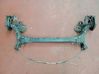 Rear axle beam with reductor 