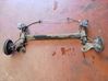 Rear axle beam with reductor 