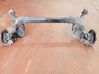 Rear axle beam with reductor 