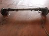 Rear axle beam with reductor 