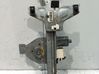Rear window lifting mechanism without motor 