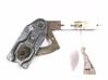 Rear door manual window regulator 