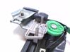 Front door window regulator with motor 1331616