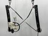 Rear door window regulator with motor 1881213