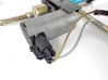 Rear door window regulator with motor 