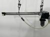Rear door window regulator with motor 7700437156