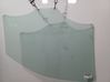 Front door window glass four-door 9808077680