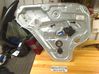 Rear door window regulator with motor 