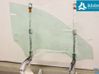 Front door window glass four-door 8W8845202