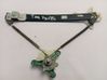 Rear window lifting mechanism without motor 6F0939461A