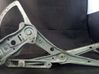Front window lifting mechanism without motor 