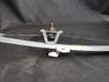 Rear window lifting mechanism without motor 