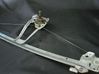Rear window lifting mechanism without motor 