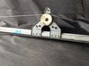 Rear window lifting mechanism without motor 