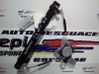 Rear door window regulator with motor 