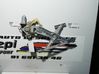 Rear window lifting mechanism without motor 