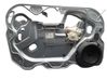 Front door window regulator with motor 1430347