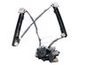 Rear door window regulator with motor 1854978