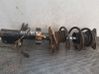 Amortiguador delantero con muelle espiral 