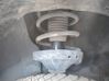 Front shock absorber with coil spring 