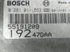 Unidad de control/módulo del motor 55191209