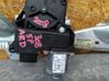 Rear door window regulator with motor 9224E2
