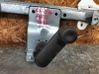 Rear door window regulator with motor 827003722R