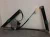 Front door window regulator with motor 8L3837462