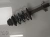 Front shock absorber with coil spring 