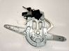 Front door window regulator with motor 8626850