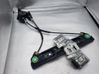 Rear window lifting mechanism without motor R9CRB