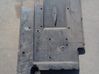 Center/middle under tray cover 