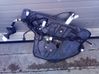 Front door window regulator with motor 
