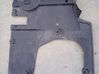 Center/middle under tray cover 