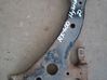 Front lower control arm/wishbone 