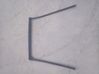 Rubber seal rear door window/glass 
